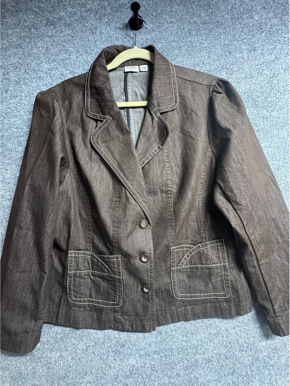 Cato Woman Brown Blazer Jacket Size 18/20W, Fall